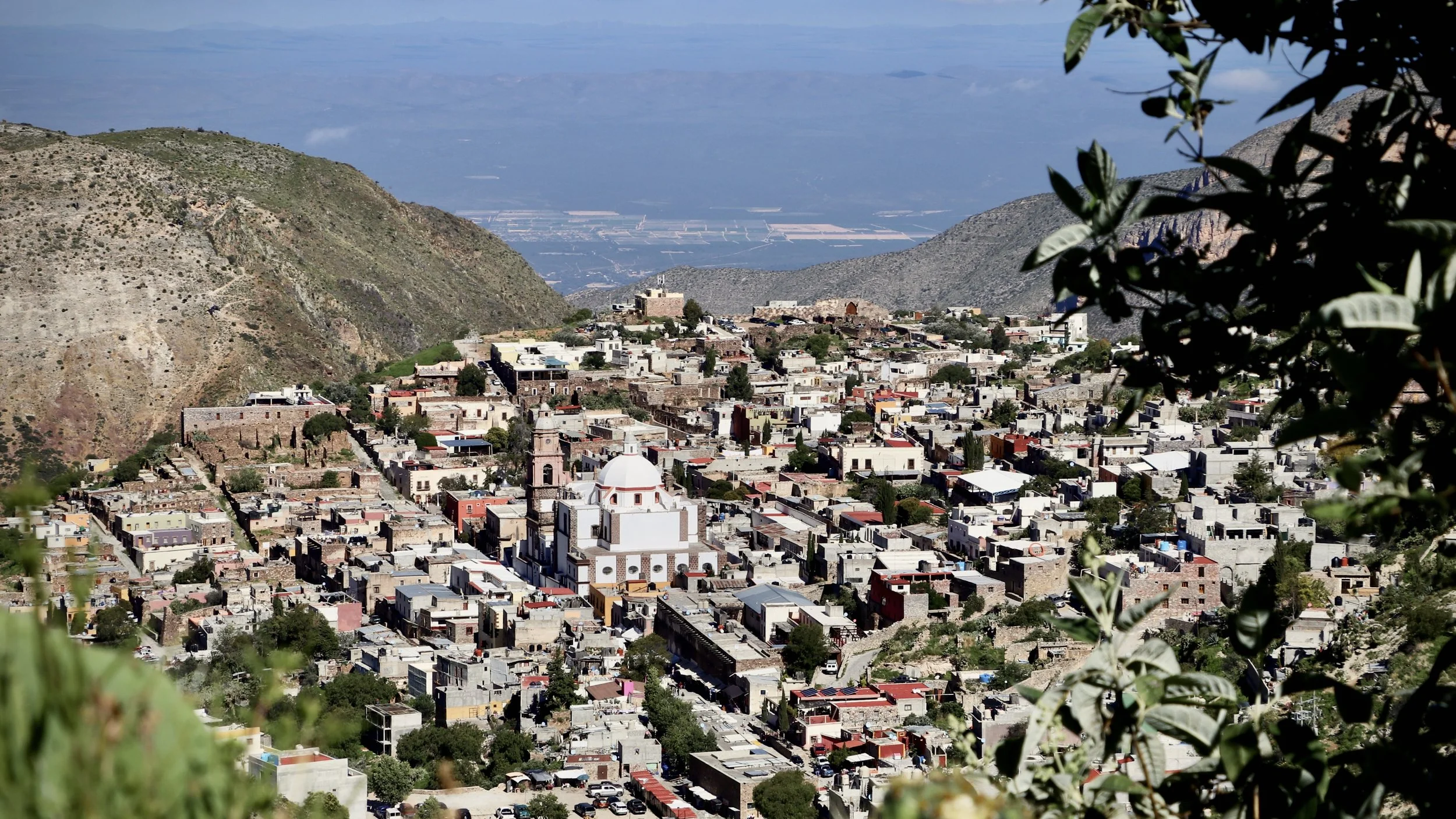 Tucked between mountains, this isolated former mining town in the